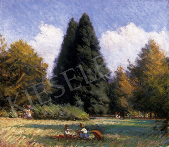 Mikola, András - Afternoon in the park | 12th Auction auction / 11 Lot