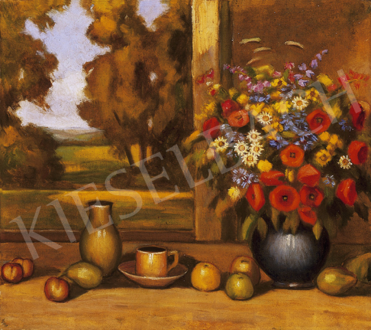 Balla, Béla - Still life of fruits with flowers | 12th Auction auction / 34 Lot