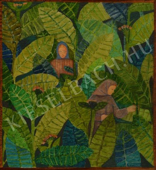 For sale Pintér, Éva - Tobacco Harvest 's painting