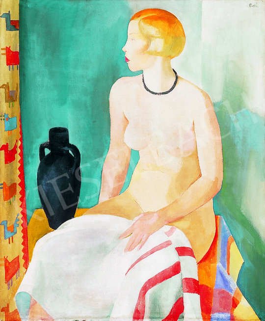  Patkó, Károly - Nude with black vase | 12th Auction auction / 158 Lot