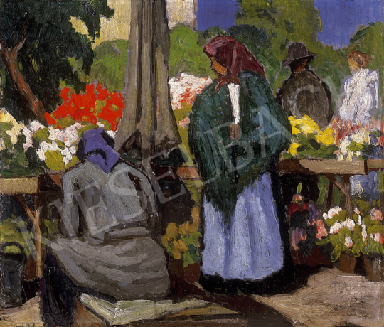 Balla, Béla - Market of flowers | 12th Auction auction / 161 Lot