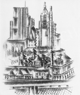 Gross-Bettelheim Jolán - New York-i háztetők 