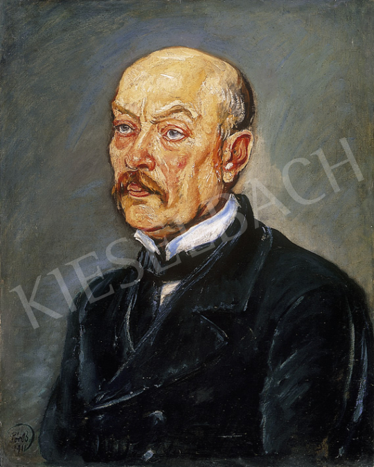  Pór, Bertalan - Portrait of a man | 12th Auction auction / 200 Lot