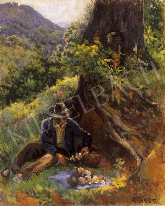 Krizsánné Csikós, Antónia - Picnic on the Virághegy (hill of Nagybánya) | 12th Auction auction / 205 Lot
