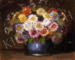 Balla, Béla - Still life of asters 