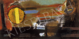 Klimó Károly - Palánkok alkonyatkor 