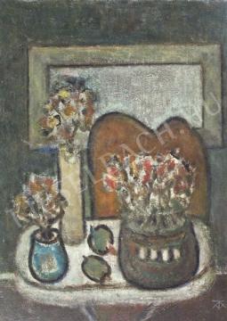 Tóth-Vissó, Árpád - Still-Life with Bouquets painting