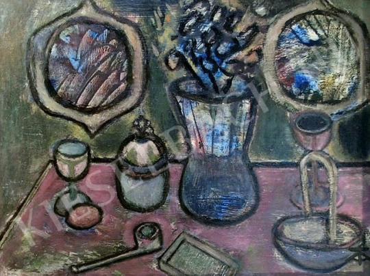 Tóth-Vissó, Árpád - Still-Life with Pipe painting