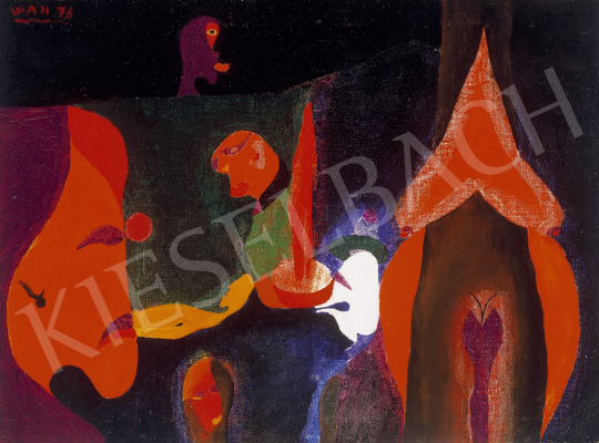  Wahorn, András - Composition with nude and heads | 12th Auction auction / 249 Lot