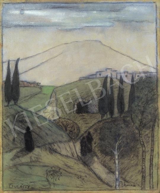  Gulácsy Lajos - Itáliai táj alakokkal, 1903 | 11. Aukció aukció / 16 tétel