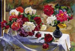 Ziffer, Sándor - Still life of roses 