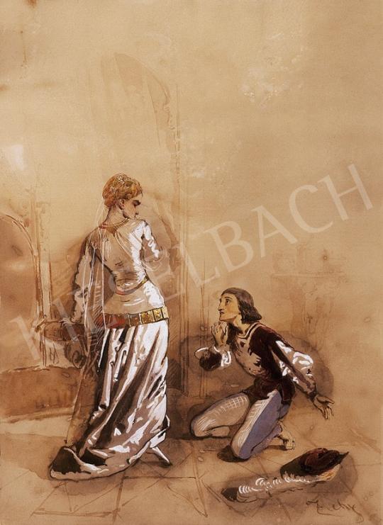  Zichy, Mihály - The lady and the footman | 11th Auction auction / 54 Lot