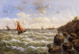Unknown painter (Karl Julius Rosé?) - Boats 