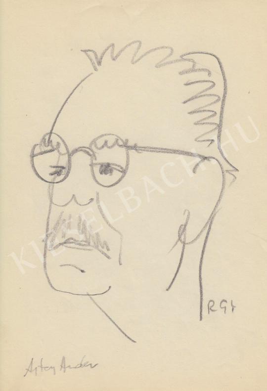 For sale  Rózsahegyi, György - Portrait of Andor Ajtay Actor, Director 's painting