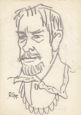  Rózsahegyi, György - Portrait of Gyula Benkő Actor 