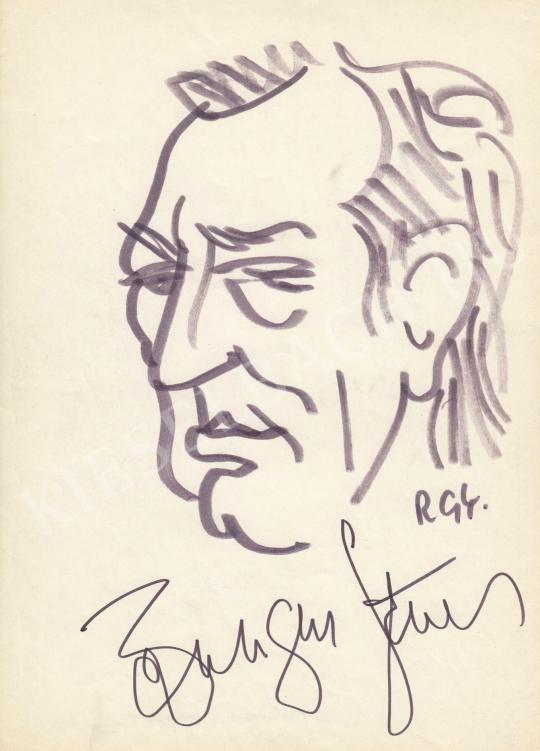 Eladó  Rózsahegyi György - Bessenyei Ferenc színész portréja festménye