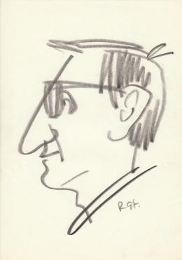  Rózsahegyi, György - Portrait of Zoltán Gera Actor 