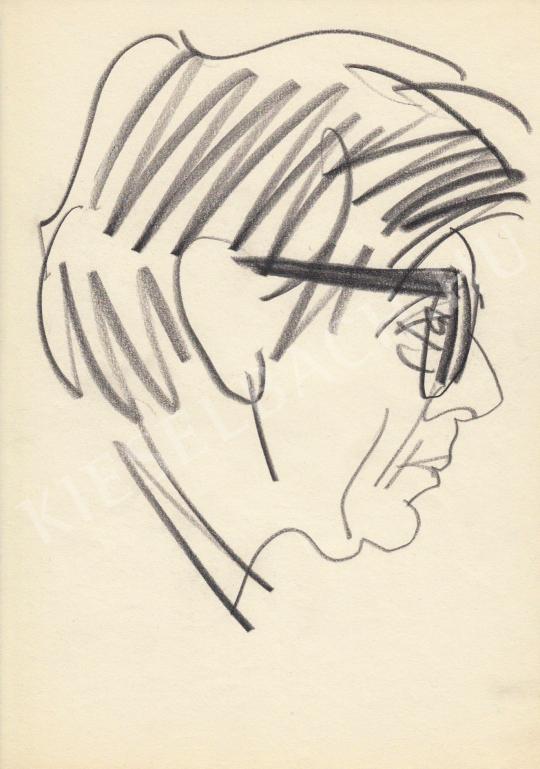 For sale  Rózsahegyi, György - Portrait of Miklós Gábor Actor 's painting