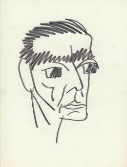  Rózsahegyi, György - Portrait of Miklós Gábor Actor (1970-80s)