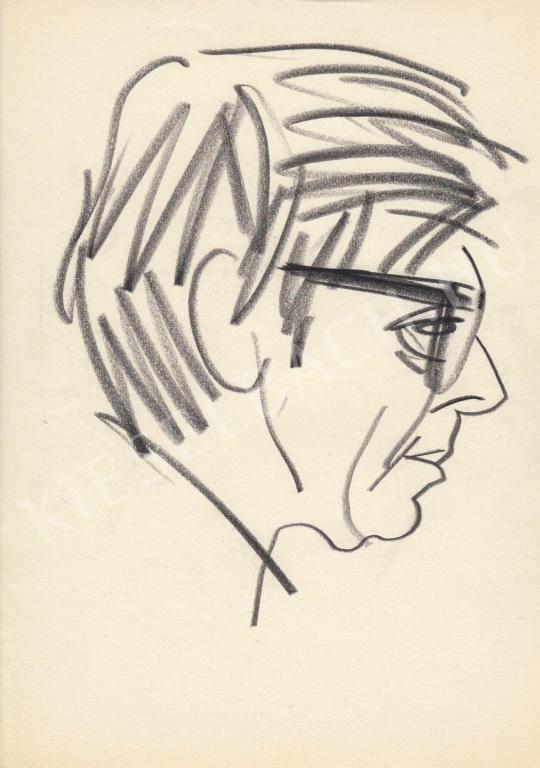 For sale  Rózsahegyi, György - Portrait of Miklós Gábor Actor 's painting