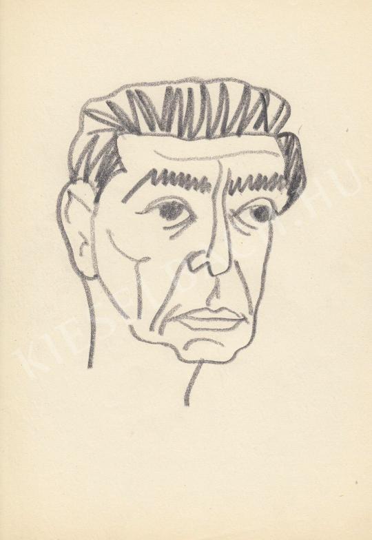 For sale  Rózsahegyi, György - Portrait of Miklós Gábor Actor 's painting