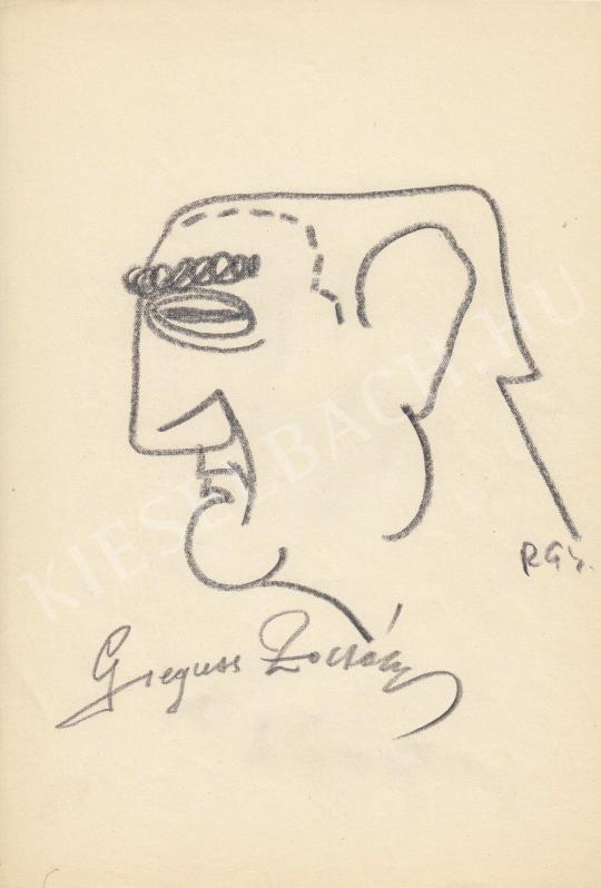For sale  Rózsahegyi, György - Portrait of Zoltán Gregus Actor 's painting