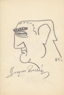  Rózsahegyi, György - Portrait of Zoltán Gregus Actor 