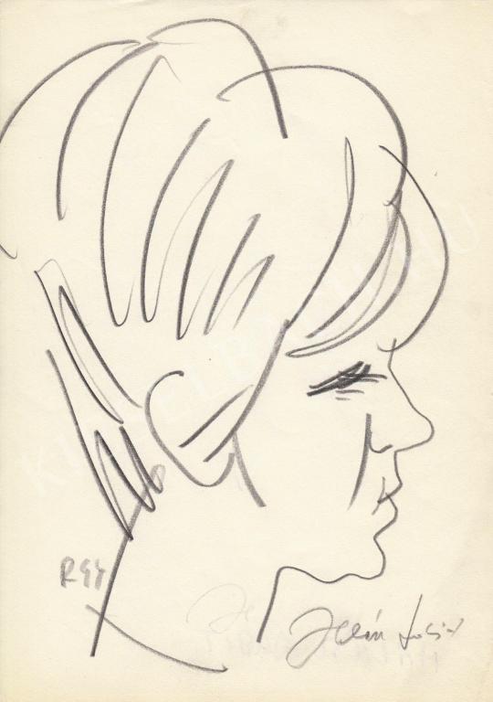 For sale  Rózsahegyi, György - Portrait of Judit Halász Actress, Singer 's painting
