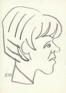  Rózsahegyi, György - Portrait of Judit Halász Actress, Singer 