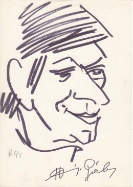  Rózsahegyi, György - Portrait of Gábor Harsányi Actor, Writer, Drama author 