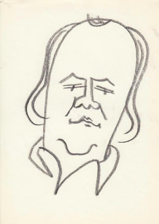  Rózsahegyi György - Haumann Péter színész, rendező portréja festménye