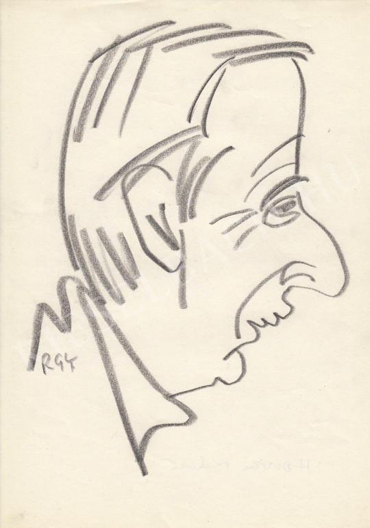 For sale  Rózsahegyi, György - Portrait of Tivasar Horváth Actor, Director 's painting