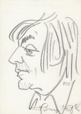  Rózsahegyi, György - Portrait of László Horesnyi Actor 