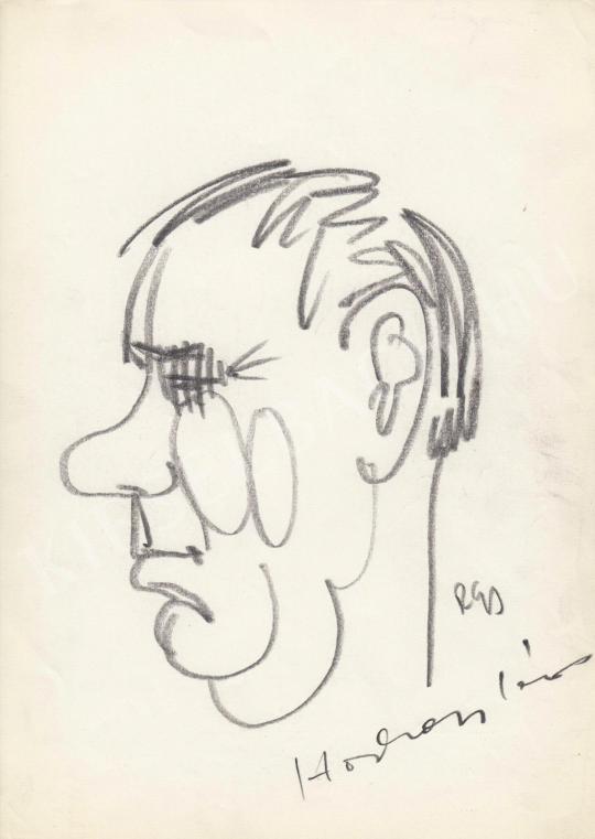 For sale  Rózsahegyi, György - Portrait of János Horkai Actor 's painting