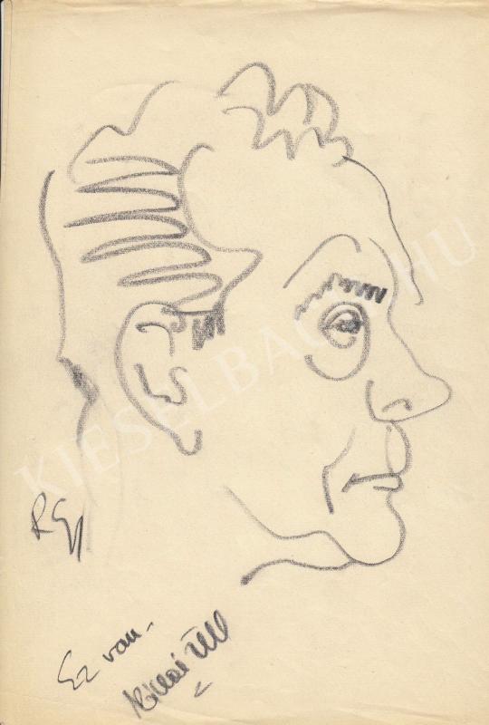  Rózsahegyi, György - Portrait of Ferenc Kállai Actor, Director painting