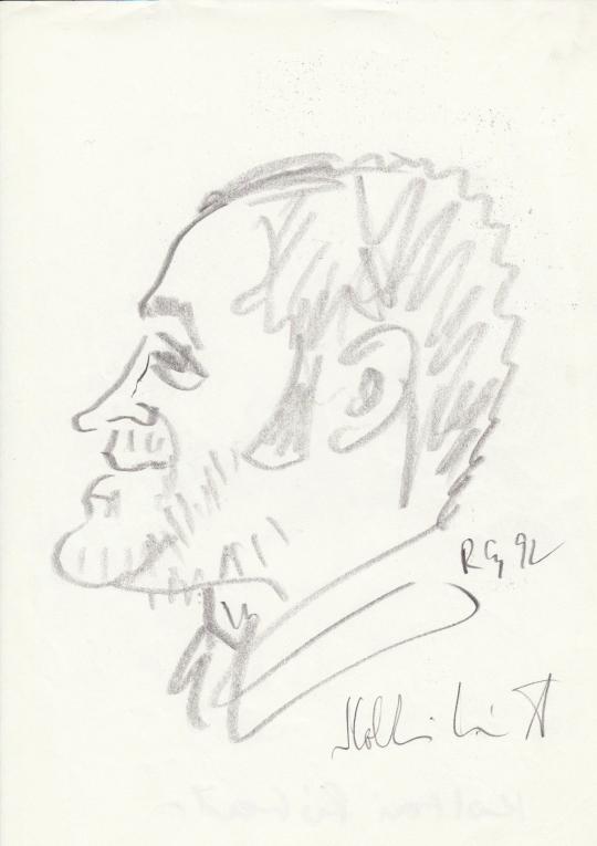 For sale  Rózsahegyi, György - Portrait of Róbert Koltai Actor, Director 's painting