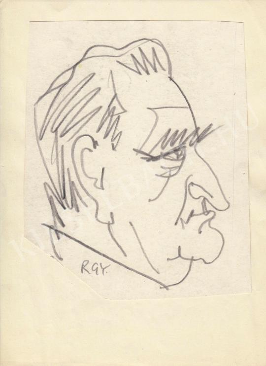 For sale  Rózsahegyi, György - Portrait of Károly Kovács Actor 's painting