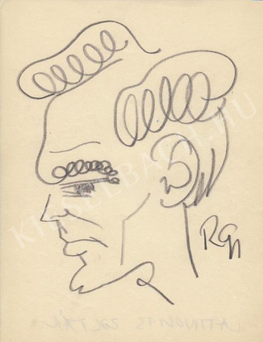  Rózsahegyi, György - Portrait of Zoltán Latinovits Actor painting