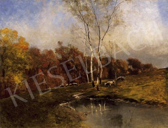 K. Spányi, Béla - Landscape with birch-wood | 11th Auction auction / 118 Lot