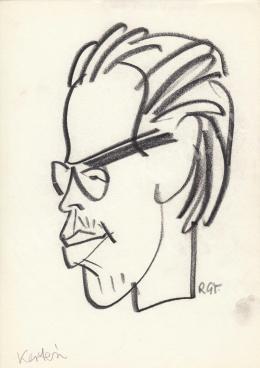  Rózsahegyi, György - Portrait of László Kertész N. Caricaturist 