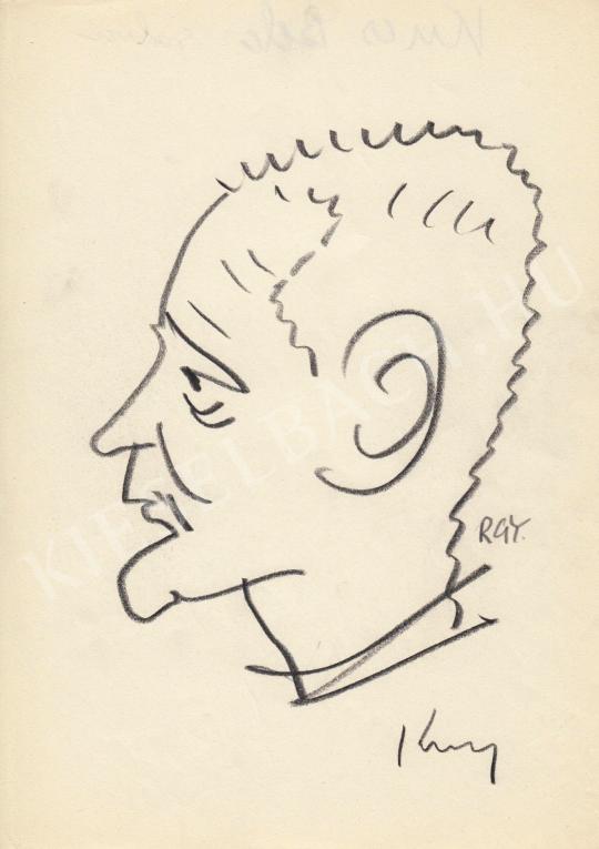  Rózsahegyi, György - Portrait of Béla Kucs Sculptor painting