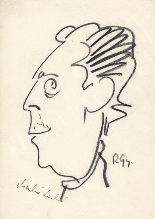 Eladó  Rózsahegyi György - Menkó László karikaturista portréja festménye