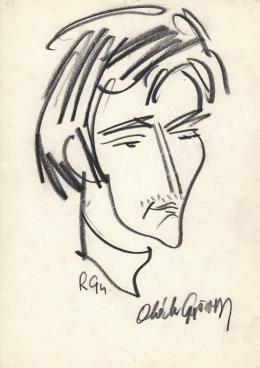  Rózsahegyi, György - Portrait of György Oláh Graphics (1990s)