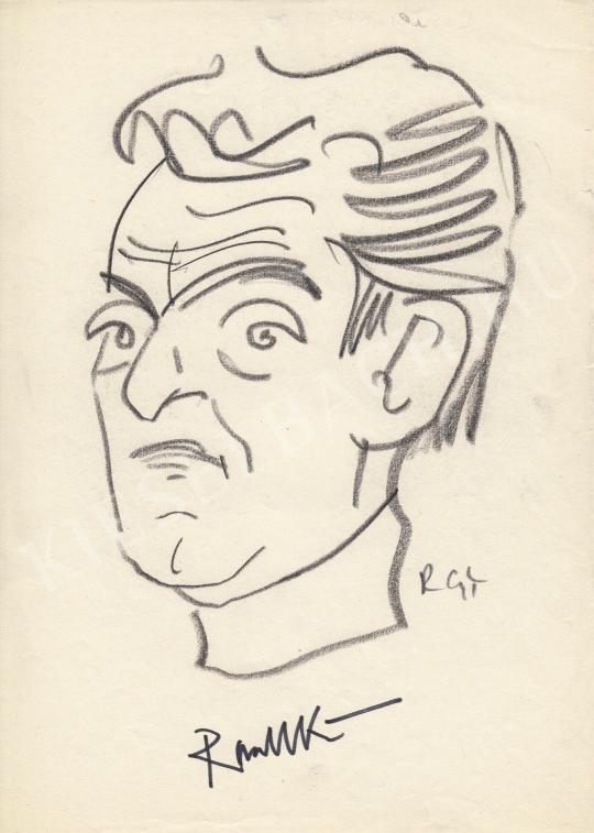  Rózsahegyi, György - Portrait of Károly Raszler Graphics painting
