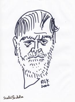  Rózsahegyi, György - Portrait of Szabolcs Szabó Cartoonist 