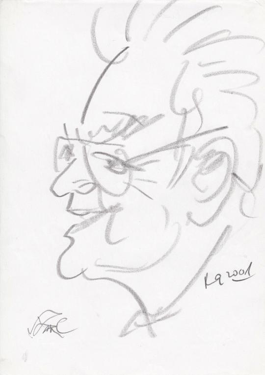 For sale  Rózsahegyi, György - Portrait of Endre Szász Graphics, Painter 's painting