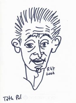  Rózsahegyi, György - Portrait of Pál Tóth Cartoonist (2007)