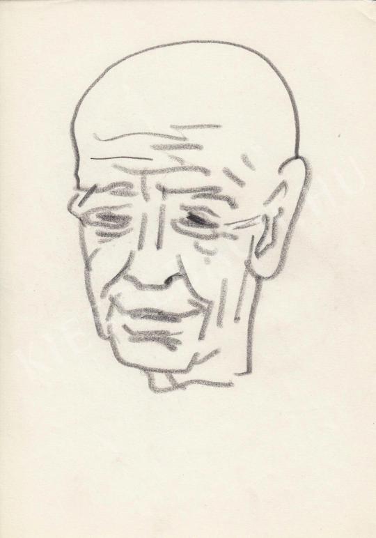 For sale  Rózsahegyi, György - Portrait of Béla Uitz Painter, Graphics 's painting