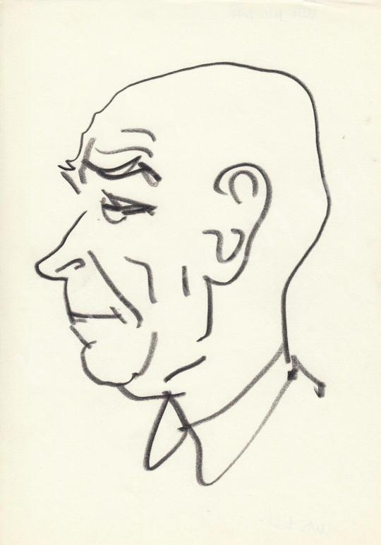 For sale  Rózsahegyi, György - Portrait of Béla Uitz Painter, Graphics 's painting