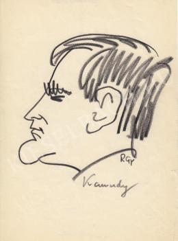  Rózsahegyi, György - Portrait of László Kamondy Dramatist (1970s)